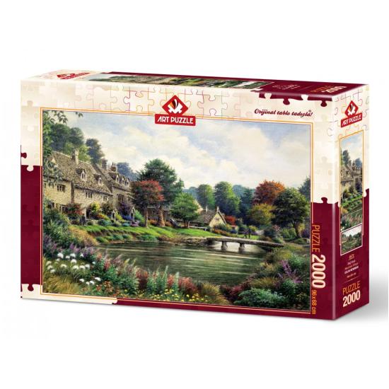 Puzzle Art 2000 Peças Mountain Villa Puzzle