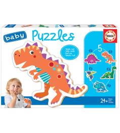 Puzzle Baby Educa Progressivo Dinossauro