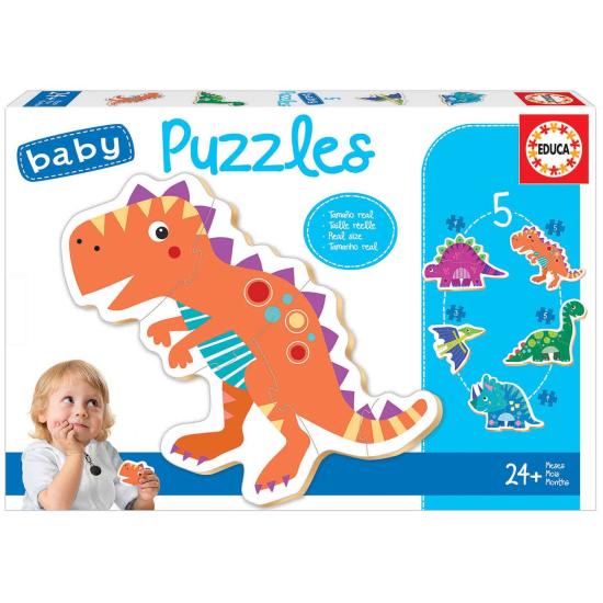 Puzzle Baby Educa Progressivo Dinossauro