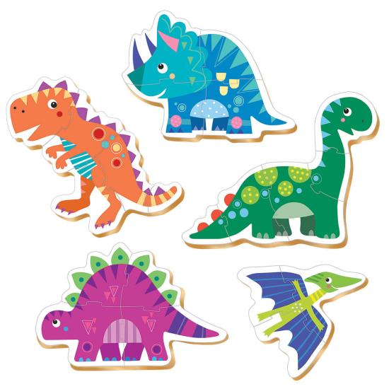 Puzzle Baby Educa Progressivo Dinossauro