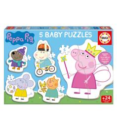 Puzzle Baby Educa Progressivo Peppa Pig