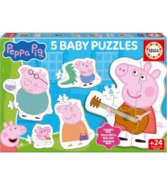 Puzzle Baby Educa Progressivo Peppa Pig