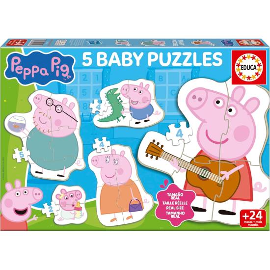 Puzzle Baby Educa Progressivo Peppa Pig Puzzle Baby Educa Progressivo Peppa Pig