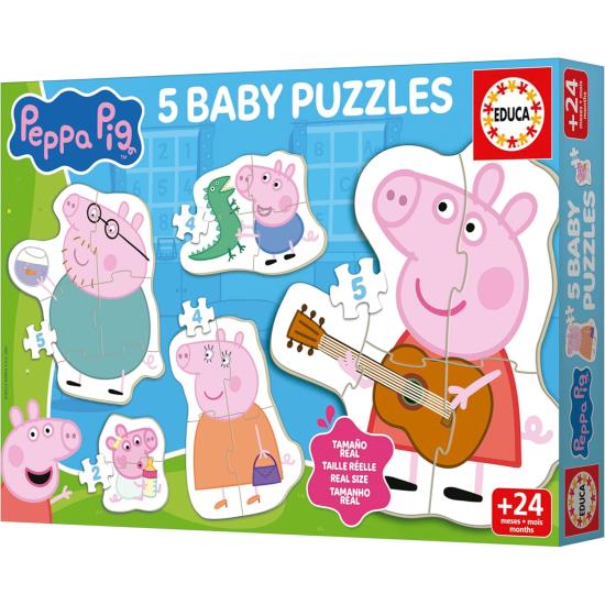 Puzzle Baby Educa Progressivo Peppa Pig Puzzle Baby Educa Progressivo Peppa Pig