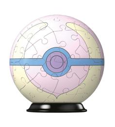 Puzzle Ball 3D Ravensburger Pokemon HealBall 55 Peças