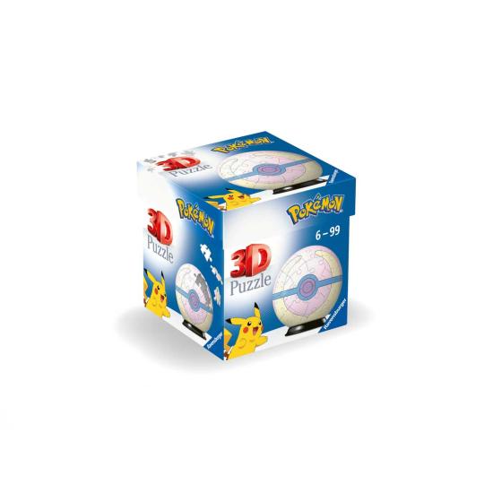 Puzzle Ball 3D Ravensburger Pokemon HealBall 55 Peças