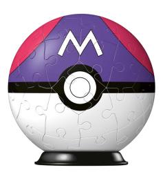 Puzzle Ball 3D Ravensburger Pokemon Masterball 55 Peças