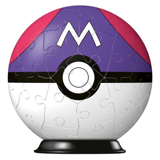Puzzle Ball 3D Ravensburger Pokemon Masterball 55 Peças
