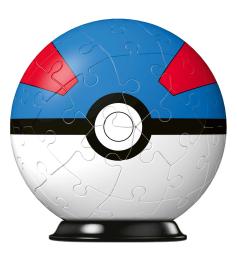 Puzzle Ball 3D Ravensburger Pokemon Superball  55 Peças