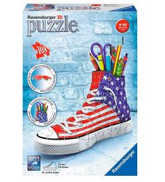 Sapatilha Puzzle Ball 3D Ravensburger Estilo Americano de 108 P