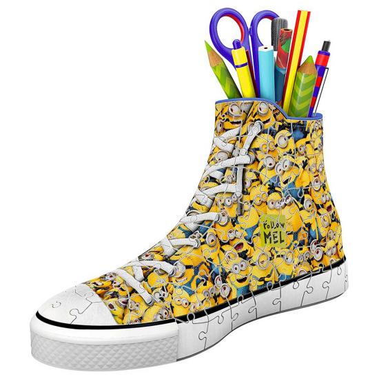 Puzzle Ball 3D Ravensburger Sneaker Minions Caneta 108 Peças