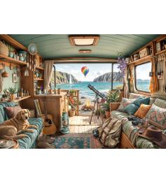 Puzzle Bluebird Costa De Camping de 1000 Peças