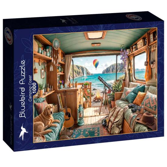 Puzzle Bluebird Costa De Camping de 1000 Peças