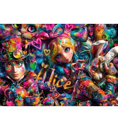 Puzzle Bluebird Alice No Graffitiland 2000 Peças