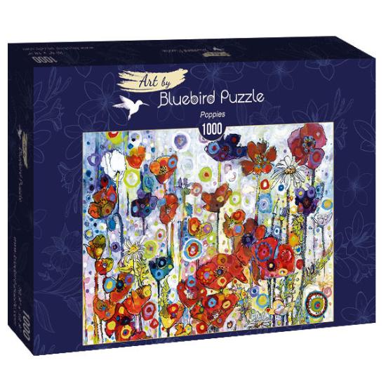 Puzzle Bluebird Papoilas  de 1000 peças