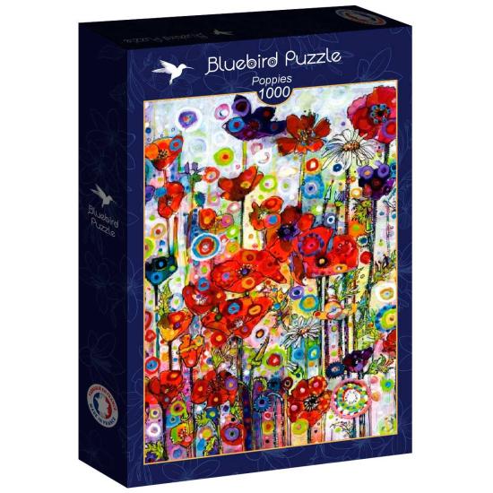 Puzzle Bluebird Papoilas de 1000 Peças