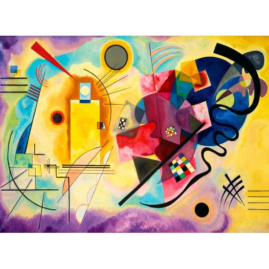 Puzzle Bluebird Amarelo Vermelho Azul 6000 Peças