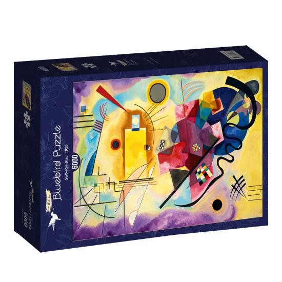 Puzzle Bluebird Amarelo Vermelho Azul 6000 Peças