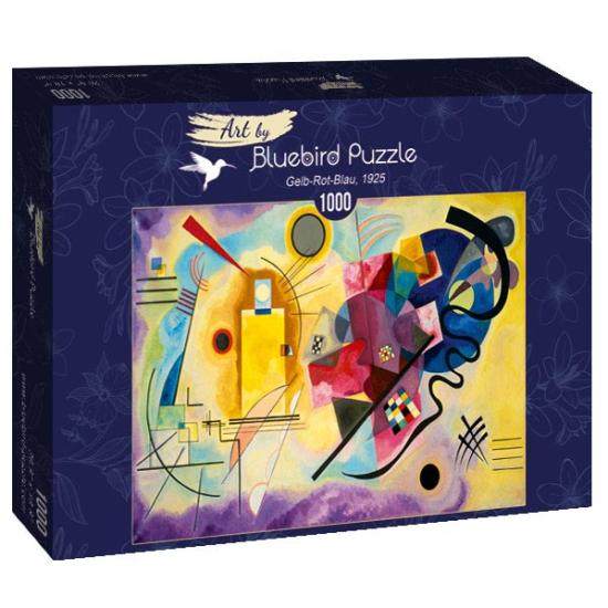 Puzzle Bluebird Amarelo Vermelho e Azul 1000 Peças