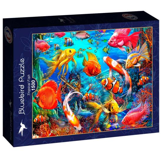 Puzzle Bluebird Peixe Tropical 1500 peças