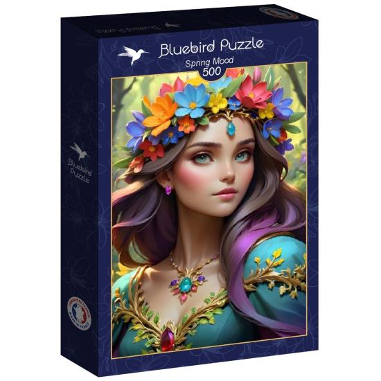 Puzzle Bluebird Capricho da Primavera de 500 Peças Puzzle Bluebird Capricho da Primavera de 500 Peças