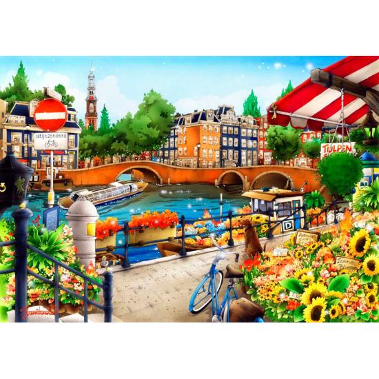 Puzzle Bluebird Amsterdam 1500 peças