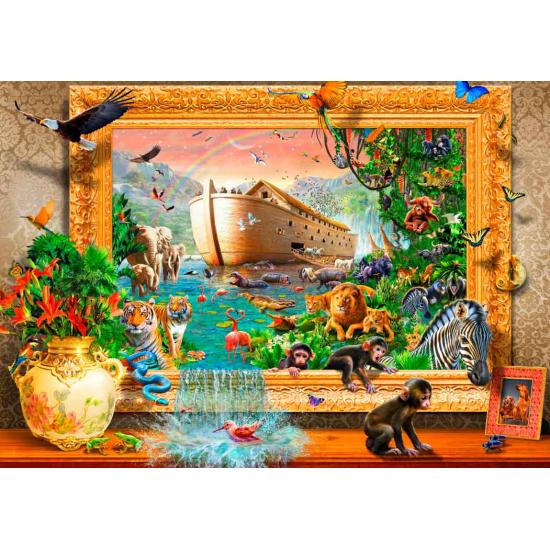 Puzzle Bluebird Emoldurado Arca de Noé de 1500 peças Puzzle Bluebird Emoldurado Arca de Noé de 1500 peças