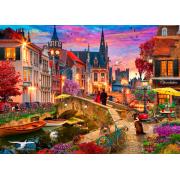 Puzzle Bluebird Noite No Canal de 500 peças