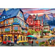 Puzzle Bluebird Bacharach, Vale Do Reno 1000 Peças