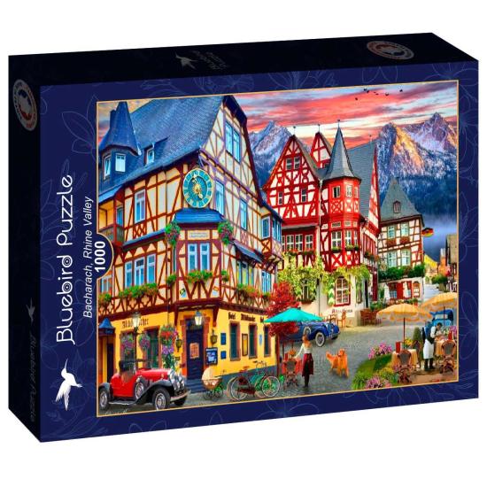 Puzzle Bluebird Bacharach, Vale Do Reno 1000 Peças