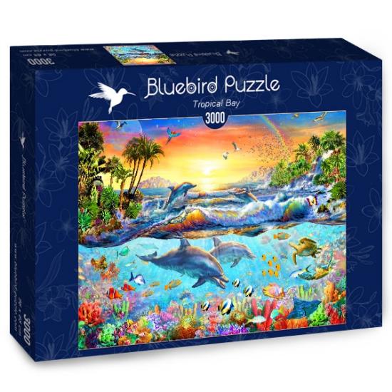 Puzzle Bluebird Baía Tropical 3000 peças