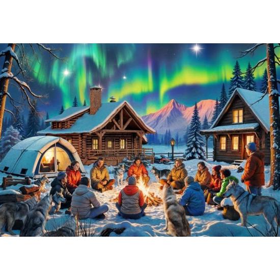 Puzzle Bluebird Sob O Amanhecer de 1000 peças