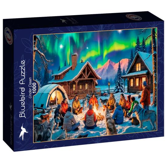 Puzzle Bluebird Sob O Amanhecer de 1000 peças