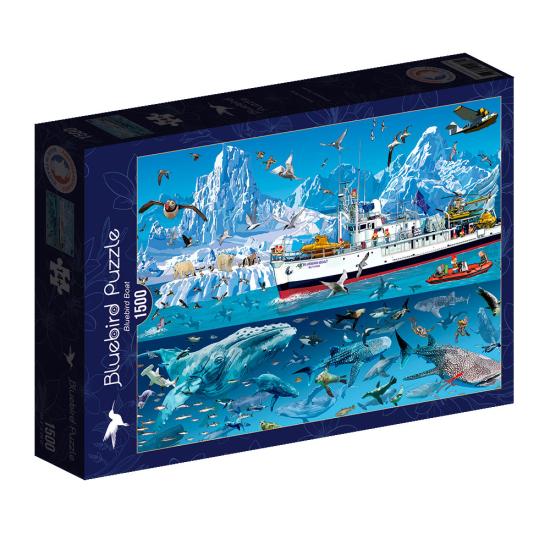 Puzzle Bluebird Barco no Ártico 1500 peças