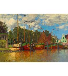 Puzzle Bluebird Barcos Em Zaandam 1000 Peças