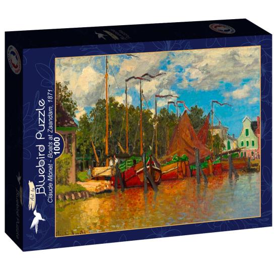 Puzzle Bluebird Barcos Em Zaandam 1000 Peças