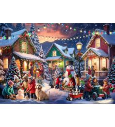 Puzzle Bluebird Bairro De Natal 2000 Peças