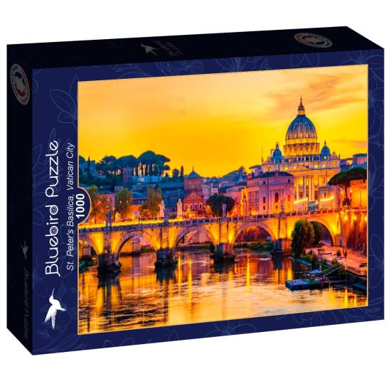 Puzzle Bluebird Basílica de São Pedro, Vaticano 1000 peças