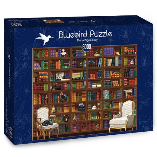 Puzzle Bluebird Biblioteca Vintage de 6000 peças