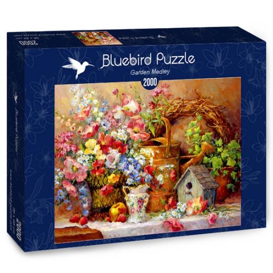 Puzzle Bluebird Natureza Morta Jardim 2000 Peças