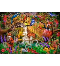 Puzzle Bluebird Floresta Dourada 1000 peças
