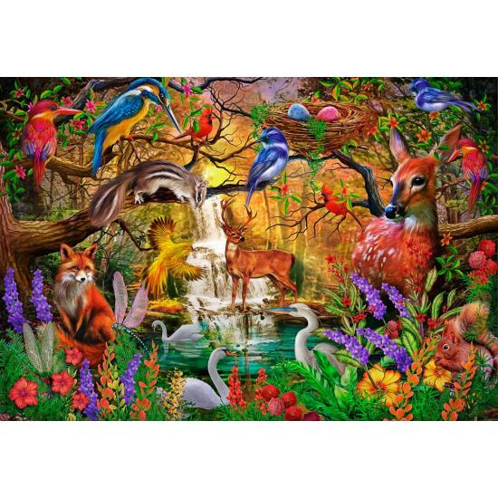 Puzzle Bluebird Floresta Dourada 1000 peças