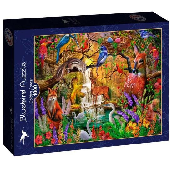 Puzzle Bluebird Floresta Dourada 1000 peças