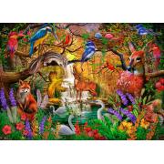 Puzzle Bluebird Floresta Dourada de 500 peças