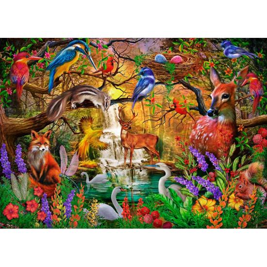 Puzzle Bluebird Floresta Dourada de 500 peças