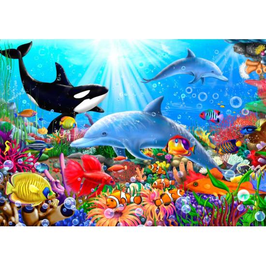 Puzzle Bluebird Brilhante Mundo Subaquático 1500 Peças Puzzle Bluebird Brilhante Mundo Subaquático 1500 Peças
