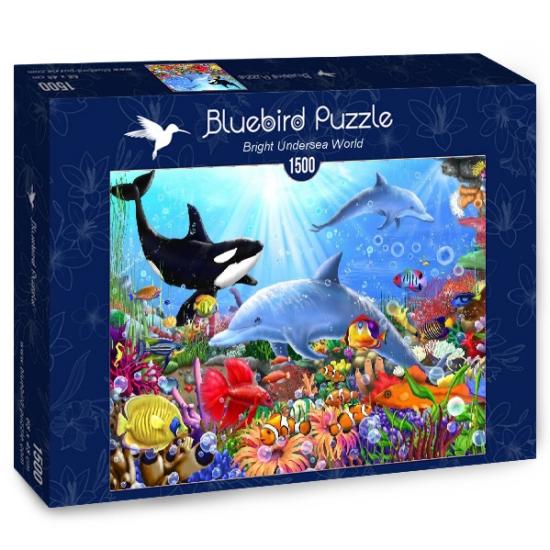 Puzzle Bluebird Brilhante Mundo Subaquático 1500 Peças Puzzle Bluebird Brilhante Mundo Subaquático 1500 Peças