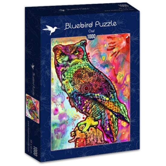 Puzzle Bluebird Owl 1000 peças Puzzle Bluebird Owl 1000 peças