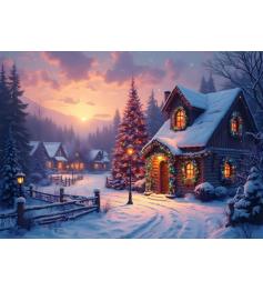 Puzzle Bluebird Casa De Natal 500 peças