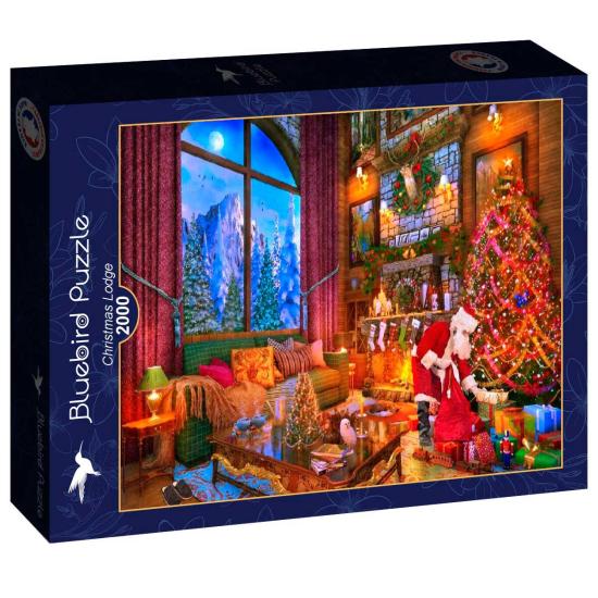 Puzzle Bluebird Loja de Natal 2000 Peças